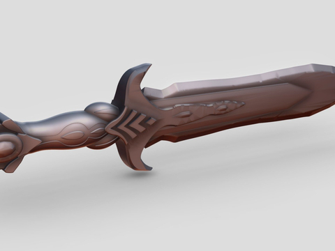 bronze dash sci-fi knife