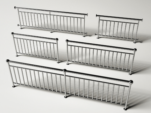 Modern stainless steel railing guardrail