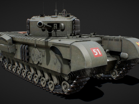 World War II British Heavy Tank