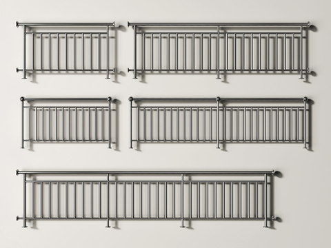 Modern stainless steel railing guardrail