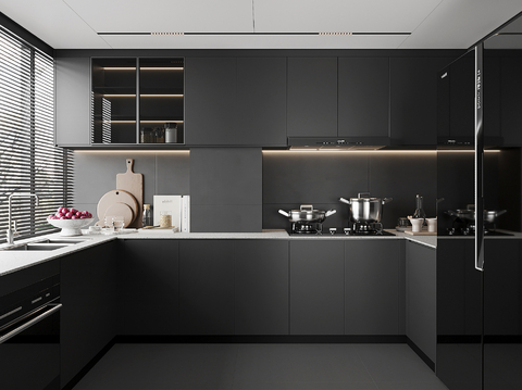 Dark Style Kitchen