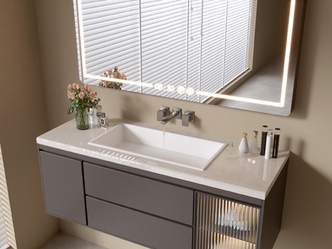 Modern Bathroom Cabinet Bathroom Basin Mirror Cabinet