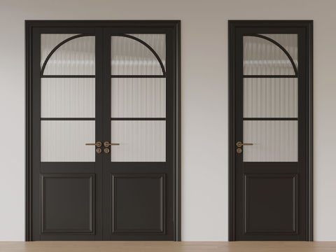 Mid-century Style double door