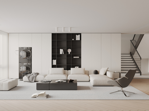 Modern Minimalist Living Room