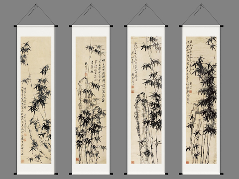 New Chinese-style decorative painting scroll painting