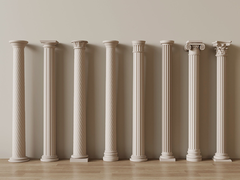 modern column plaster column column