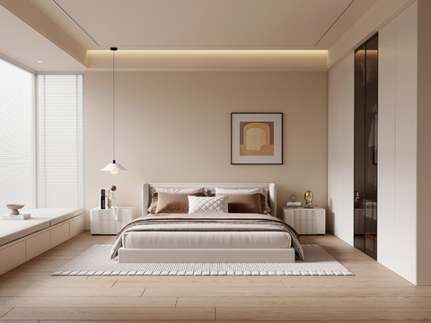 Modern Cream Style Bedroom