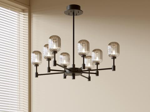 Nordic chandelier study lamp dining hall lamp