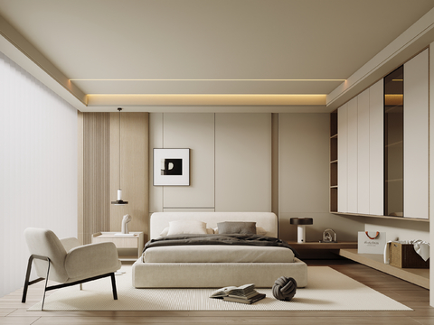 Modern Minimalist Home Bedroom Master Bedroom