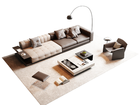 Italian Sofa Coffee Table Sectional Sofa