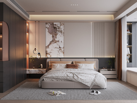 Italian style bedroom without main light bedroom master bedroom second bedroom bay window bedroom double bed