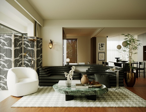 Mid-century Style Living Room