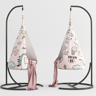 Modern Fabric Children's Hanging Chair