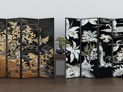 New Chinese Folding Screen