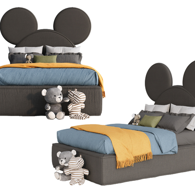 Modern Children Mickey Bed