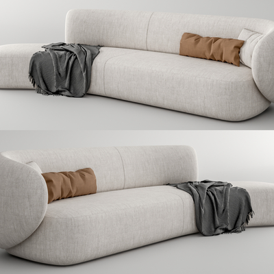 Cassina modern curved sofa