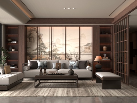 New Chinese Living Room