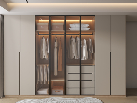 Modern Wardrobe Modern Cloakroom Wardrobe Cloakroom Wardrobe Combination