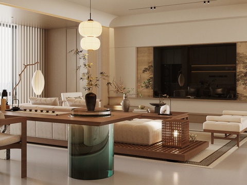 New Chinese Living Room