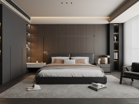 Italian style bedroom without main light bedroom master bedroom second bedroom bay window bedroom double bed