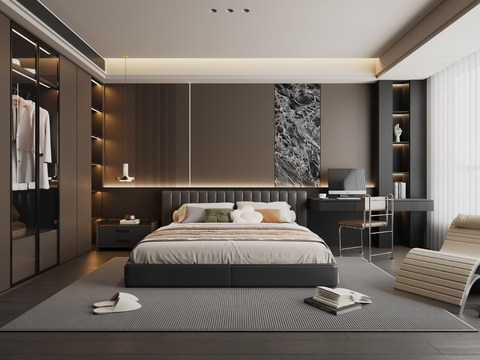 Italian style bedroom without main light bedroom master bedroom second bedroom bay window bedroom double bed