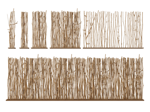 Neo-Chinese Style Bamboo Partition Bamboo Decorative Wall
