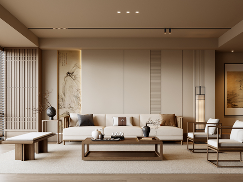 New Chinese Living Room