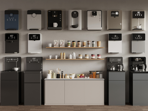 Modern water dispenser coffee machine