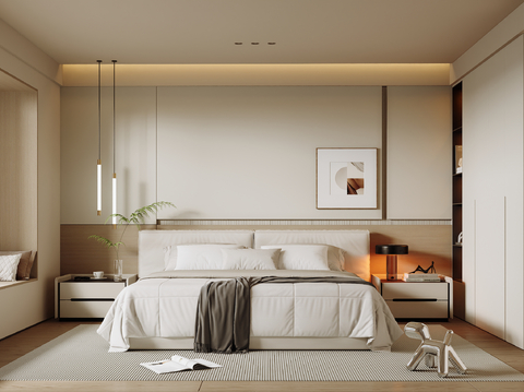 Modern Home Bedroom Master Bedroom Bay Window Bedroom