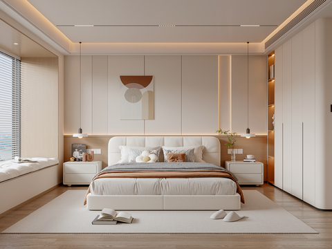 Modern Cream Style Bedroom