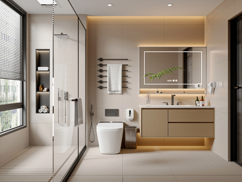 Cream Style Bathroom Cabinet Bathroom Supplies Toilet Shower Bathroom Cabinet