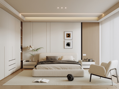 Cream Home Bedroom Master Bedroom