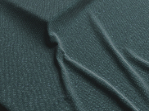 Blue-green cotton and linen