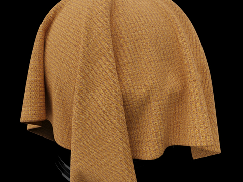 Beige knitted fabric