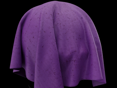 purple cotton cloth