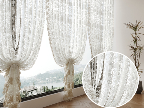 curtain gauze curtain