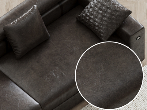 Sofa leather cowhide