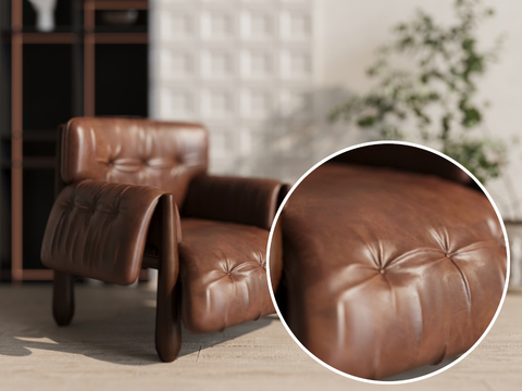 Chair Leather Leather Cowhide