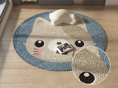 Cartoon Carpet Round Carpet