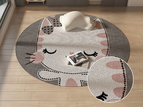 Cartoon Carpet Round Carpet