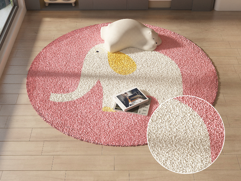 Cartoon Carpet Round Carpet