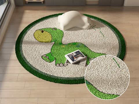 Cartoon Carpet Round Carpet