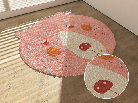 Cartoon Carpet Round Carpet