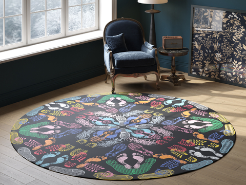 Round pattern carpet 2025 version VR