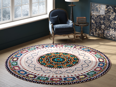 Round pattern carpet 2025 version VR