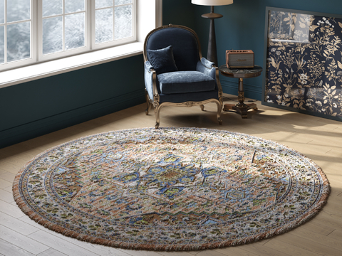 Round pattern carpet 2025 version VR