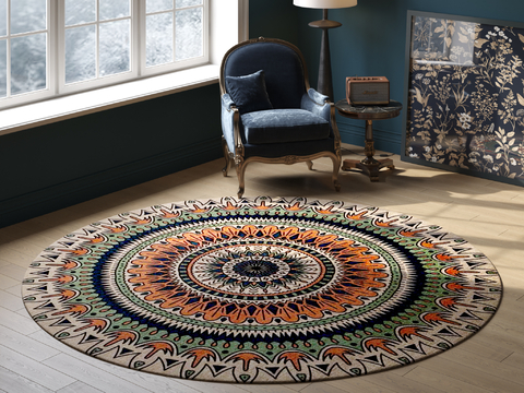 Round pattern carpet 2025 version VR