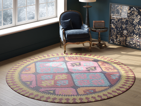 Round pattern carpet 2025 version VR