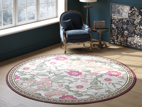 Round pattern carpet 2025 version VR