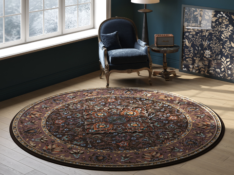 Round pattern carpet 2025 version VR